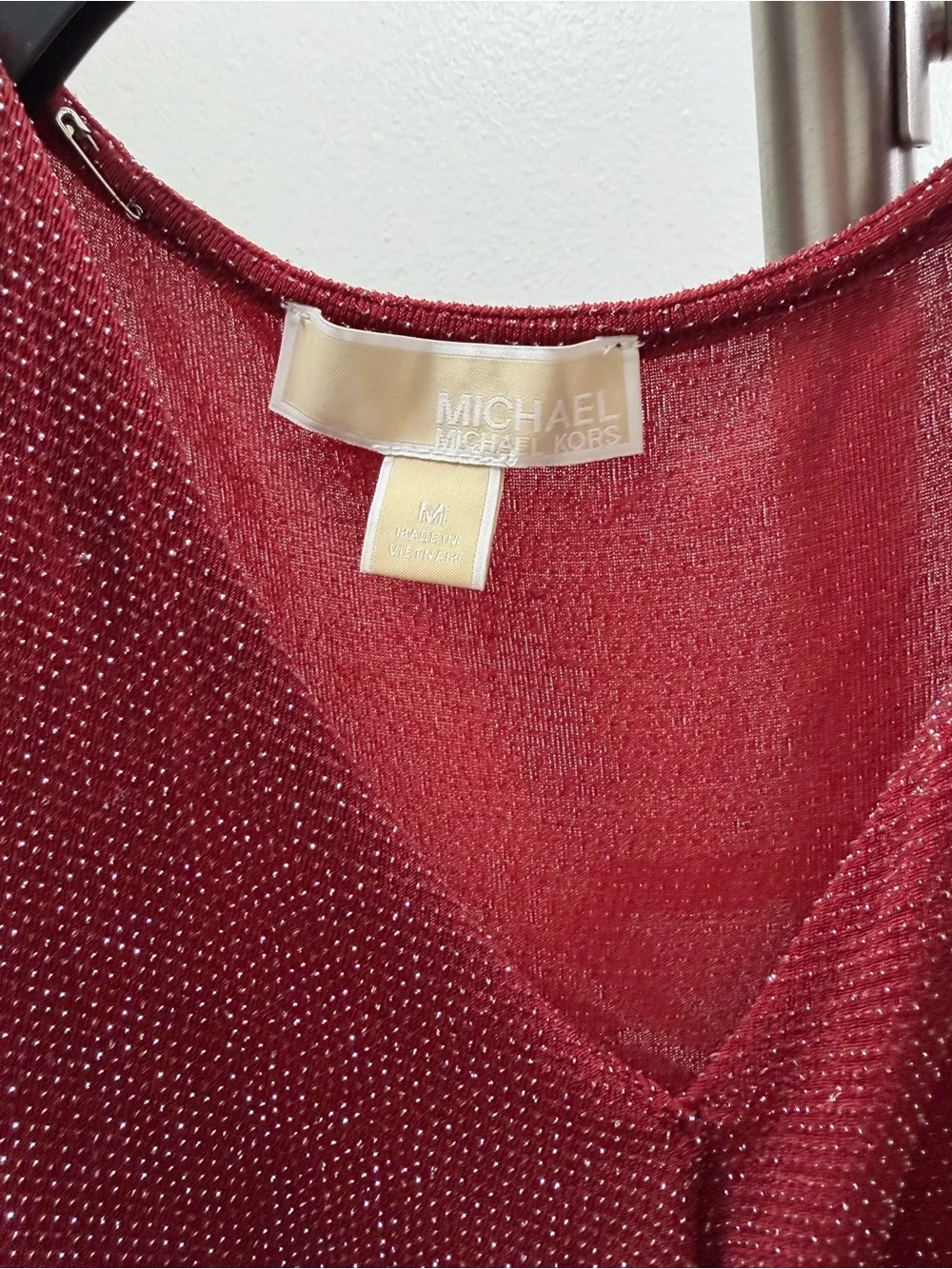 Michael Kors elegant burgundy